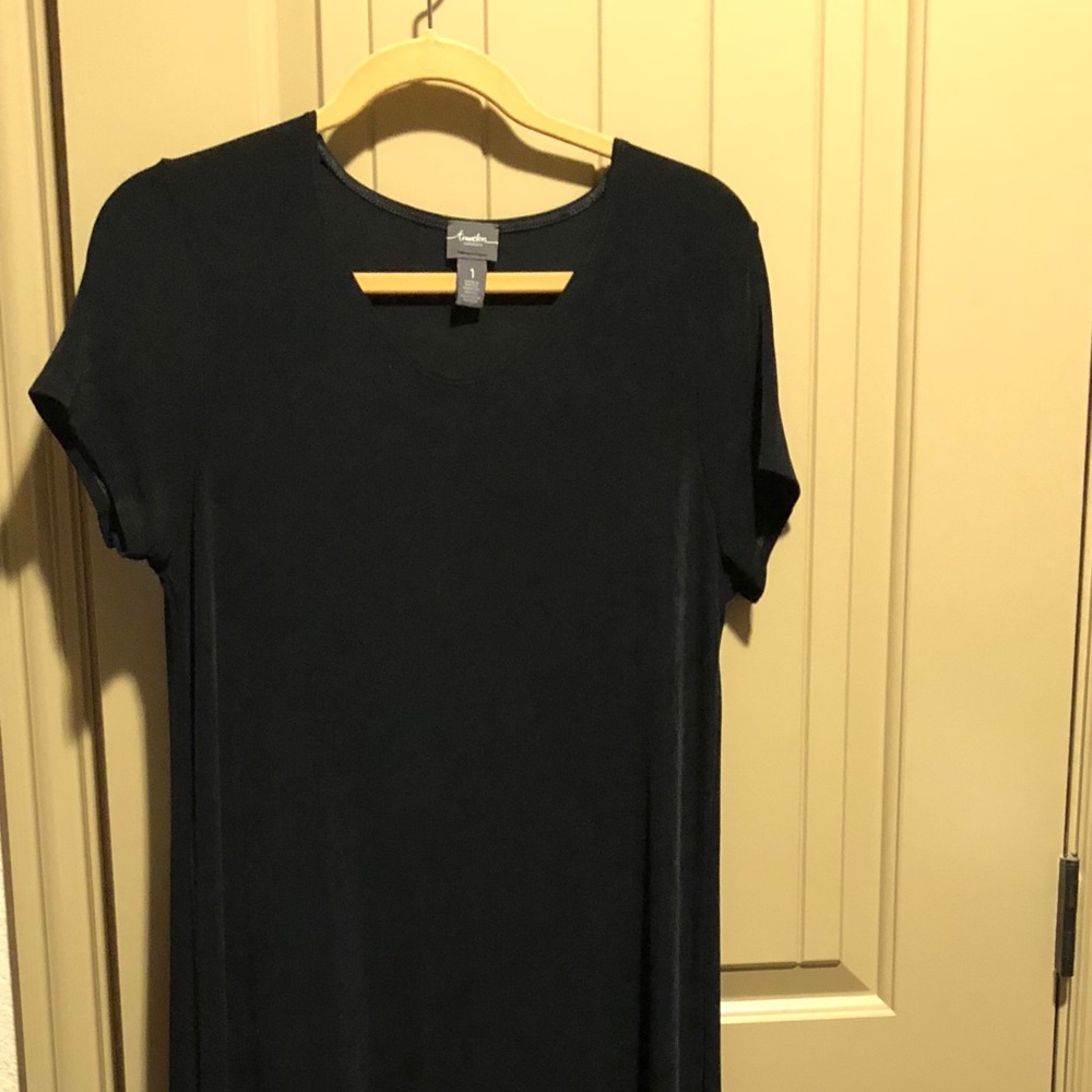 This is a Chico’s Travelers Maxi Dress in Black.
